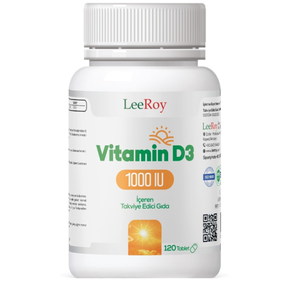 Leeroy Vitamin D3 1000 mg 120 Tablet - 1