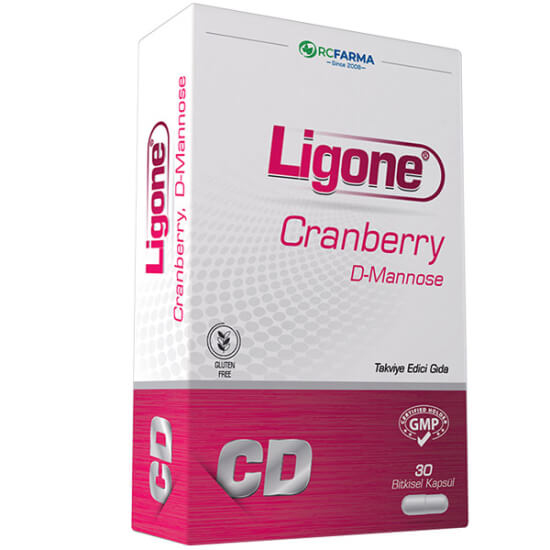 Ligone Cranberry D Mannose 30 Bitkisel Kapsül - 1