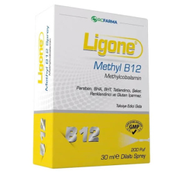 Ligone Methyl B12 Methylcobalamin Dilaltı Sprey 30 ml - Rcfarma