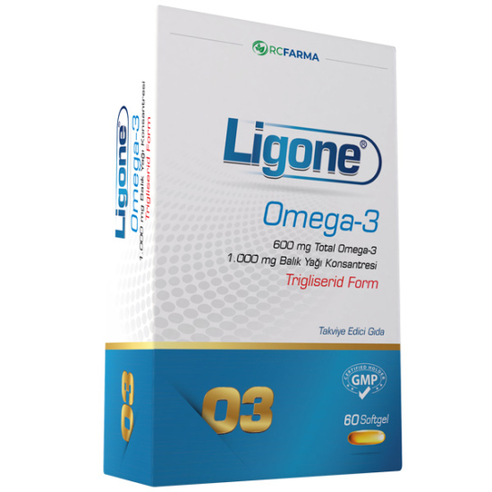 Ligone Omega 3 60 Kapsül Balık Yağı Takviyesi - 1