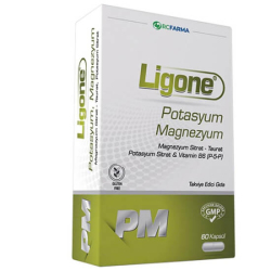 Ligone Potasyum Magnezyum 60 Kapsül - Rcfarma