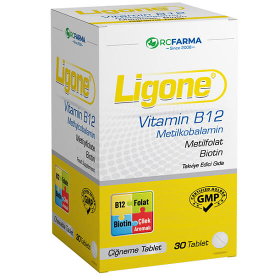 Ligone Vitamin B12 30 Çiğneme Tablet - 1
