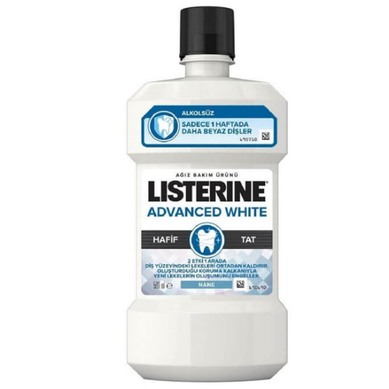 Listerine Advanced White Hafif Tat 1000 ml - 1