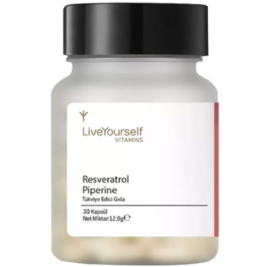 Live Yourself Resveratrol Piperine 30 Kapsül - 1