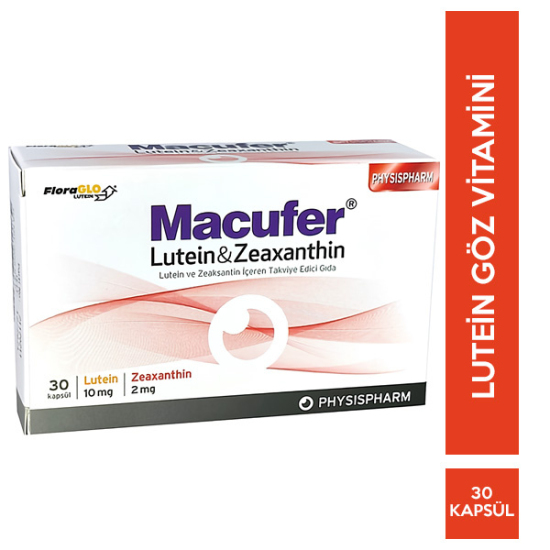 Macufer Lutein Zeaxanthin 30 Kapsül Göz Vitamini - 1