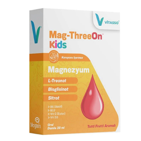 Mag Threeon Kids Magnezyum Damla 30 ml - 1