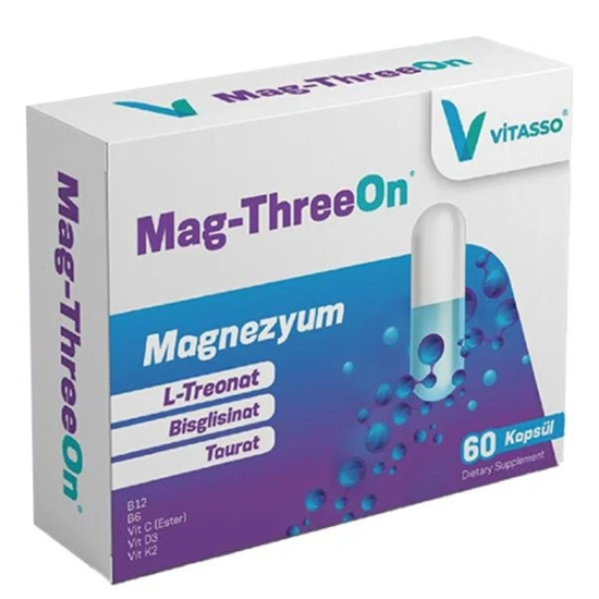 Mag Threeon Magnezyum 60 Kapsül - 1