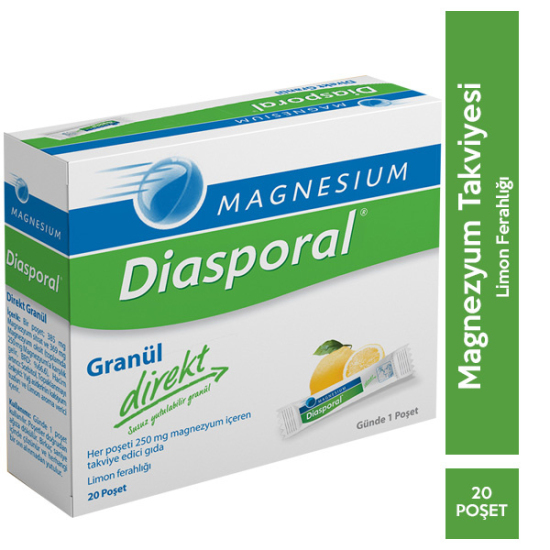 Magnesium Diasporal Direkt 20 Poşet Magnezyum Takviyesi - 1