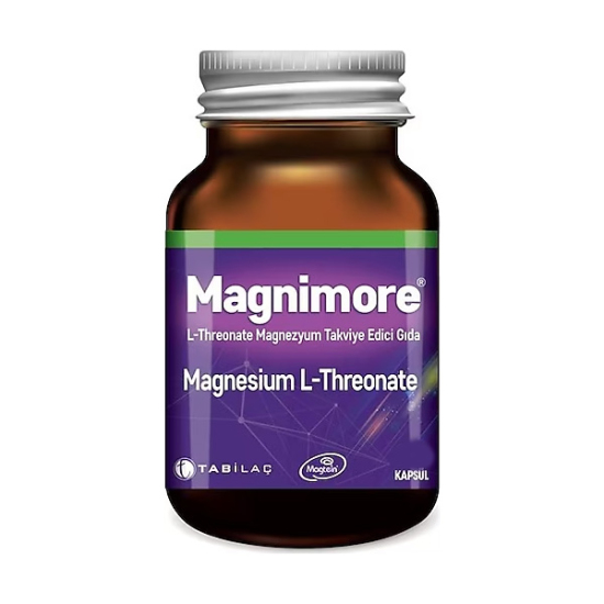 Magnimore Magnesium L Threonate 60 Kapsül Magnezyum Takviyesi - 1