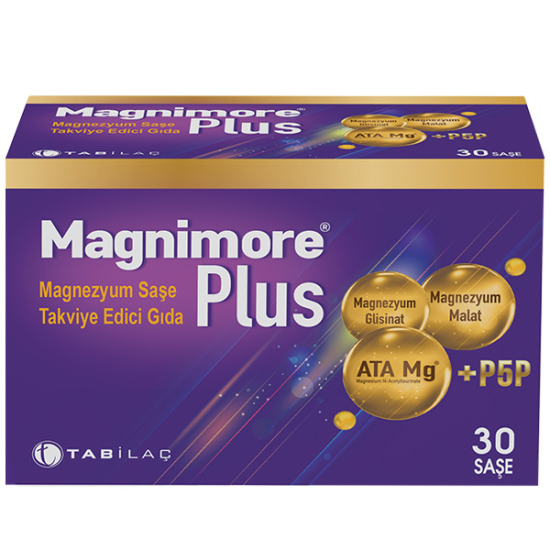 Magnimore Plus 30 Saşe Magnezyum Takviyesi - 1