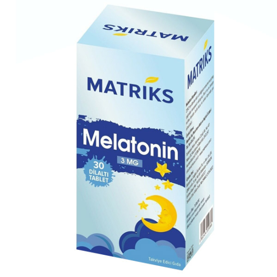 Matriks Melatonin 3 mg 30 Dil Altı Tableti - 1