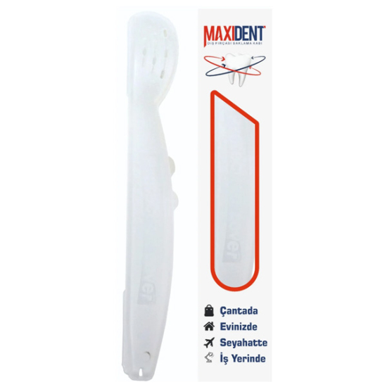 Maxident Diş Fırçası Saklama Kabı - Natural Şeffaf - 1