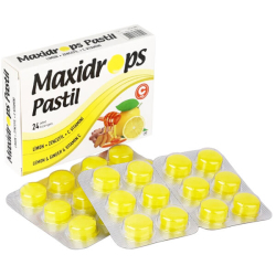 Maxidrops Pastil Bal Limon 24 lü - Maxidrops