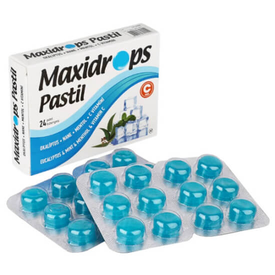 Maxidrops Pastil Nane Mentol 24 lü - 1