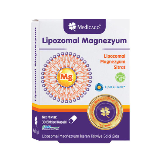 Medicago Lipozomal Magnezyum 30 Kapsül - 1