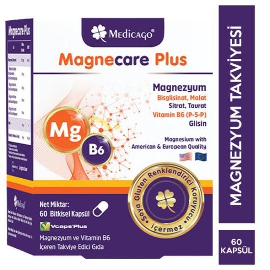 Medicago Magnecare Plus 60 Kapsül - 1
