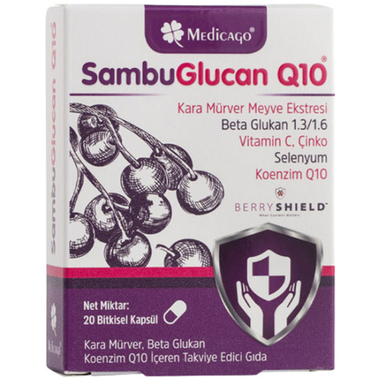 Medicago Sambuglucan Q10 20 Kapsül - 1