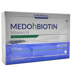 Medohbiotin Biotin 5 mg 60 Tablet Biotin Takviyesi - Nutrafarm