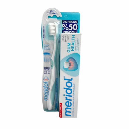 Meridol Diş Macunu Gum Health 75 ml + Diş Fırçası Soft - 1