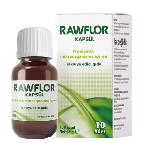 Miraderm Rawflor Probiyotik 10 Kapsül - 1