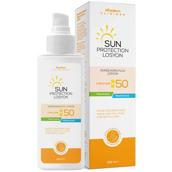 Miraderm Sun Protection Losyon SPF50 100 ml - 1