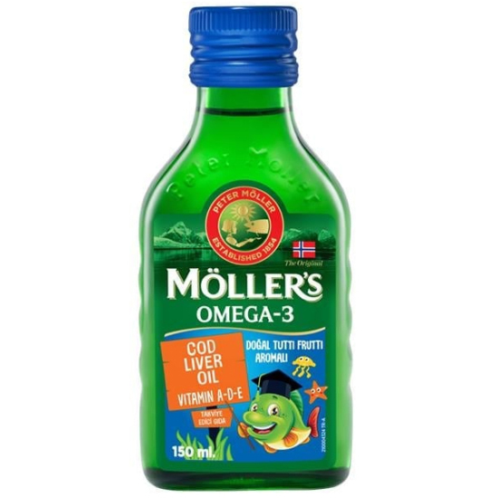 Möllers Omega 3 Balık Yağı 150 ML Tutti Frutti Aromalı - 1
