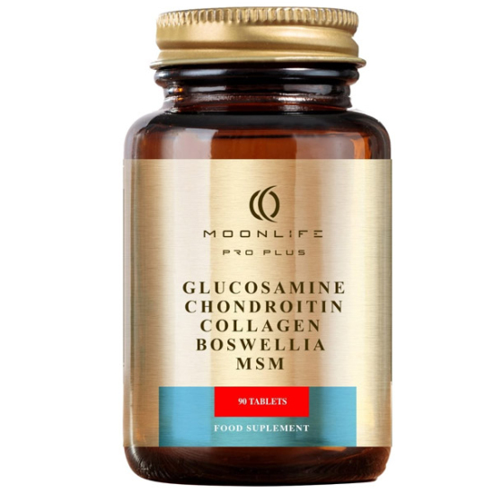 Moonlife Glucosamine Chondroitin Collagen Boswella MSM 60 Tablet - 1