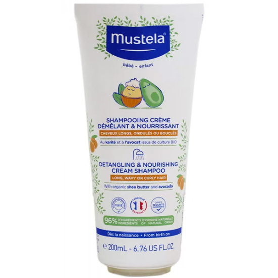 Mustela Detangling Nourishing Krem Şampuan 200 ml - 1