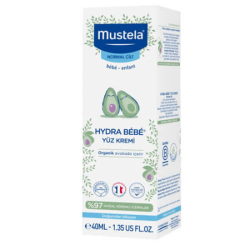 Mustela Hydra Bebe Facial Cream 40 ML Bebekler İçin Nemlendirici Yüz Losyonu - Mustela