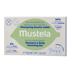 Mustela Şampuan ve Vücut Temizleme Barı 75 Gr - Mustela