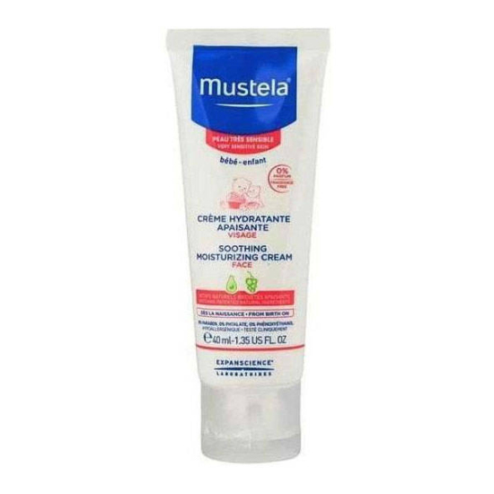 Mustela Soothing Moisturizing Cream Face 40 ML Bebekler için Nemlendirici Krem - 1