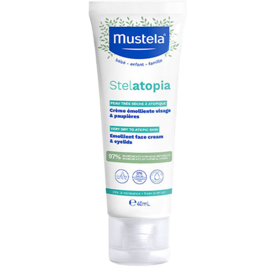 Mustela Stelatopia Emollient Face Cream 40 ML Nemlendirici Krem - 1