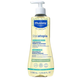 Mustela Stelatopia Temizleme Yağı 500 ml Kuru Ciltler İçin Temizleme Yağı - Mustela