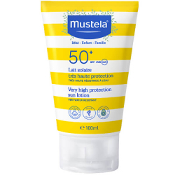 Mustela Very High Protection Sun Lotion Spf 50 100 ML Çocuklar için Güneş Kremi - Mustela