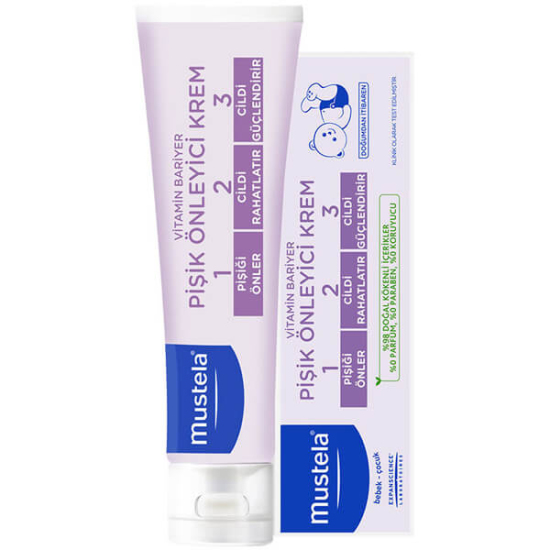Mustela Vitamin Barrier Cream 1.2.3 Pişik Kremi 50 ML - 1