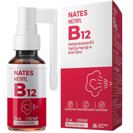 Nates Methyl B12 Sprey 20 ML - 1