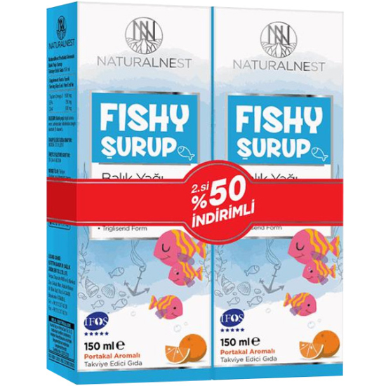 Naturalnest Fishy Şurup 150 ml İkincisi %50 İndirimli - 1
