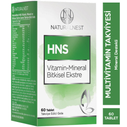 Naturalnest HNS Vitamin Mineral Bitkisel Ekstre 60 Tablet - Naturalnest