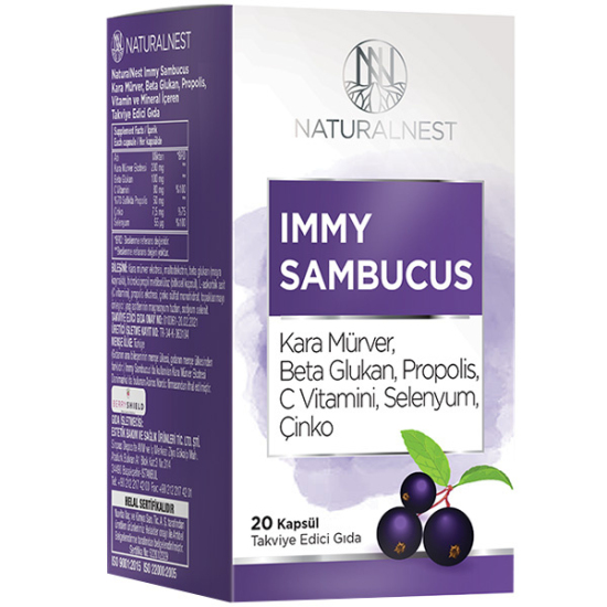 Naturalnest Immy Sambucus 20 Kapsül - 1