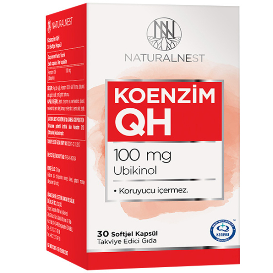 Naturalnest Koenzim QH 30 Soft Kapsül Gıda Takviyesi - 1