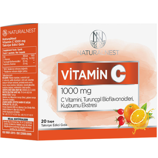 Naturalnest Vitamin C 1000 mg 20 Saşe - 1