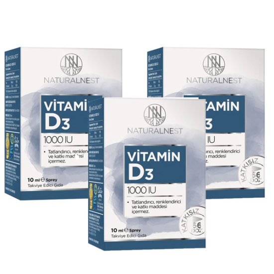 Naturalnest Vitamin D3 1000 IU Sprey 10 ml - 3 Al 2 Öde - 1