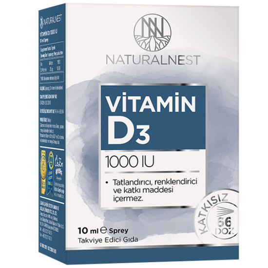 Naturalnest Vitamin D3 1000 IU Sprey 10 ml D Vitamini Takviyesi - 1