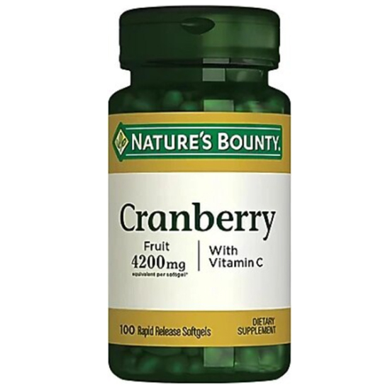 Nature s Bounty Cranberry 100 Softgel - 1