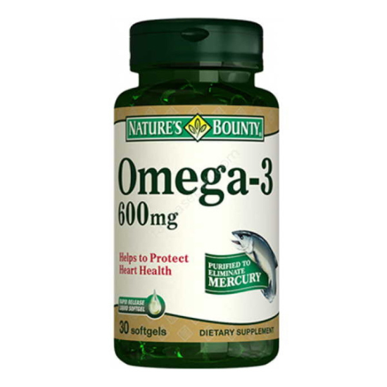 Nature s Bounty Omega 3 600 mg 30 Softgel - 1