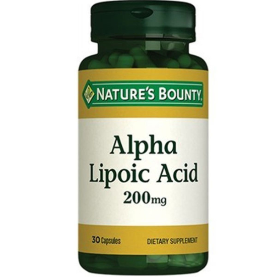 Nature's Bounty Alpha Lipoic Acid 200 mg 30 Kapsül - 1