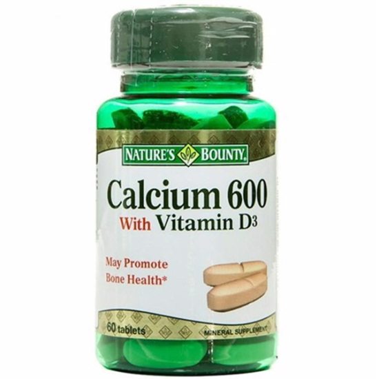 Nature's Bounty Calcium 600 With Vitamin D3 60 Tablet - 1