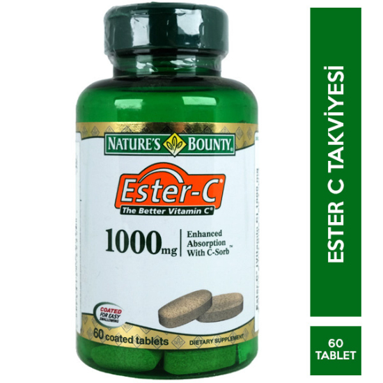 Nature's Bounty Ester C 1000 Mg 60 Tablet - 1