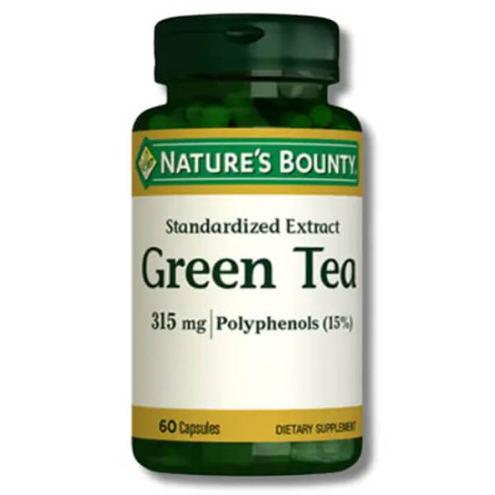 Nature's Bounty Green Tea 315 mg 60 Kapsül Yeşil Çay Yaprağı İçeren Gıda Takviyesi - 1