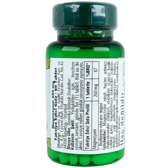 Nature's Bounty Magnesium 250 mg 60 Tablet - 3